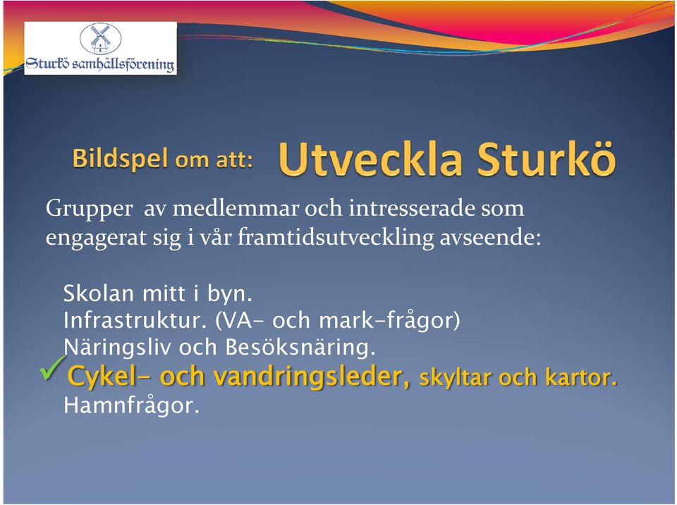 Infrastruktur.