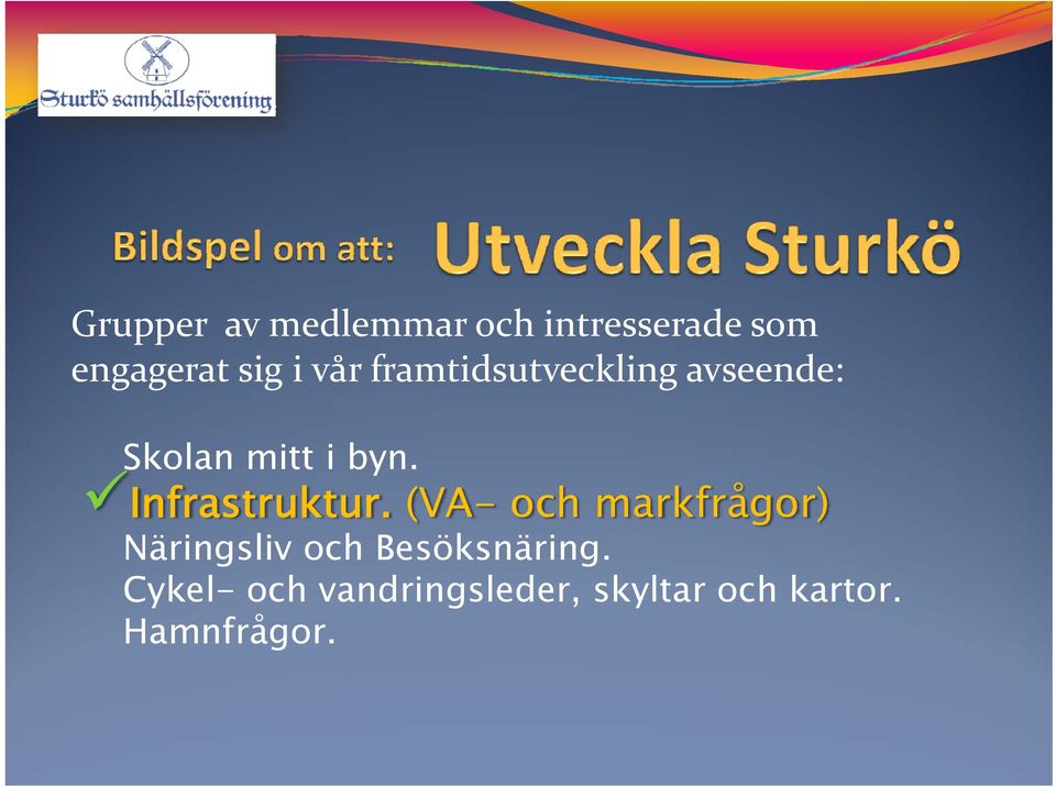 Infrastruktur.
