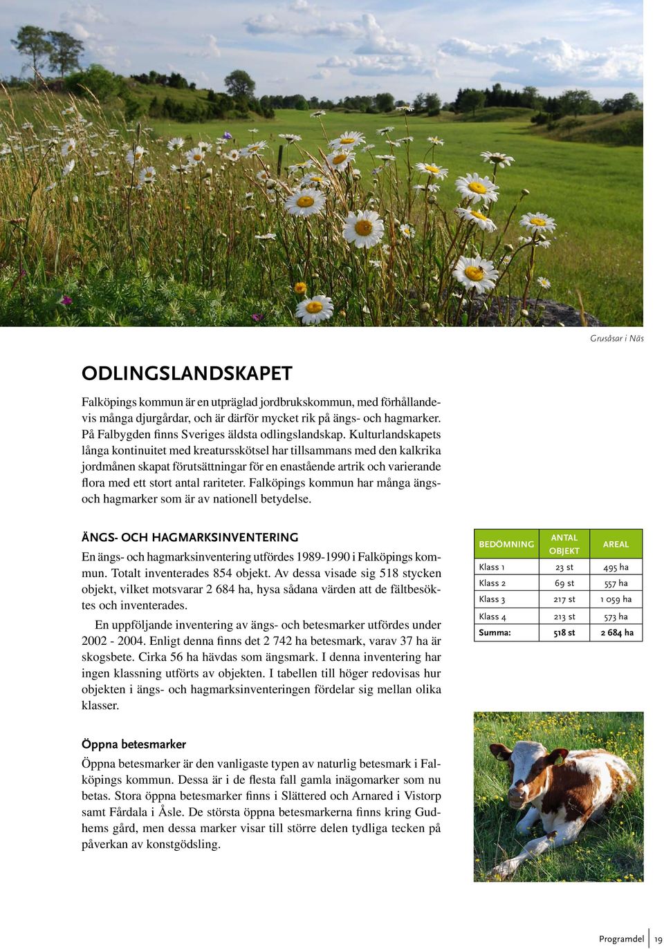 Kulturlandskapets långa kontinuitet med kreatursskötsel har tillsammans med den kalkrika jordmånen skapat förutsättningar för en enastående artrik och varierande flora med ett stort antal rariteter.