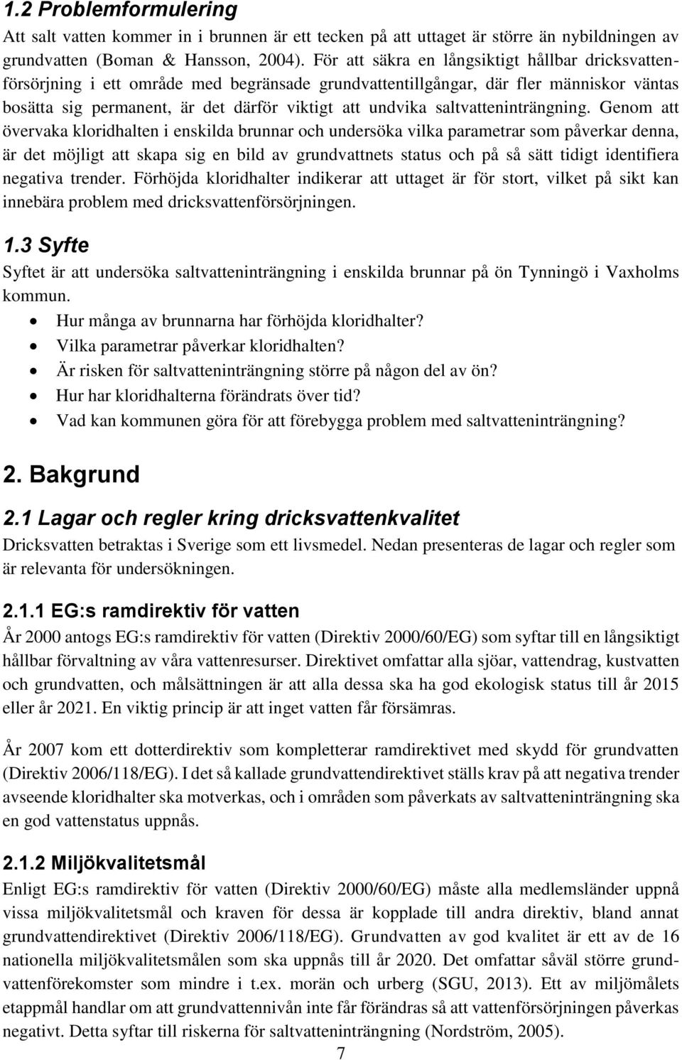 saltvatteninträngning.