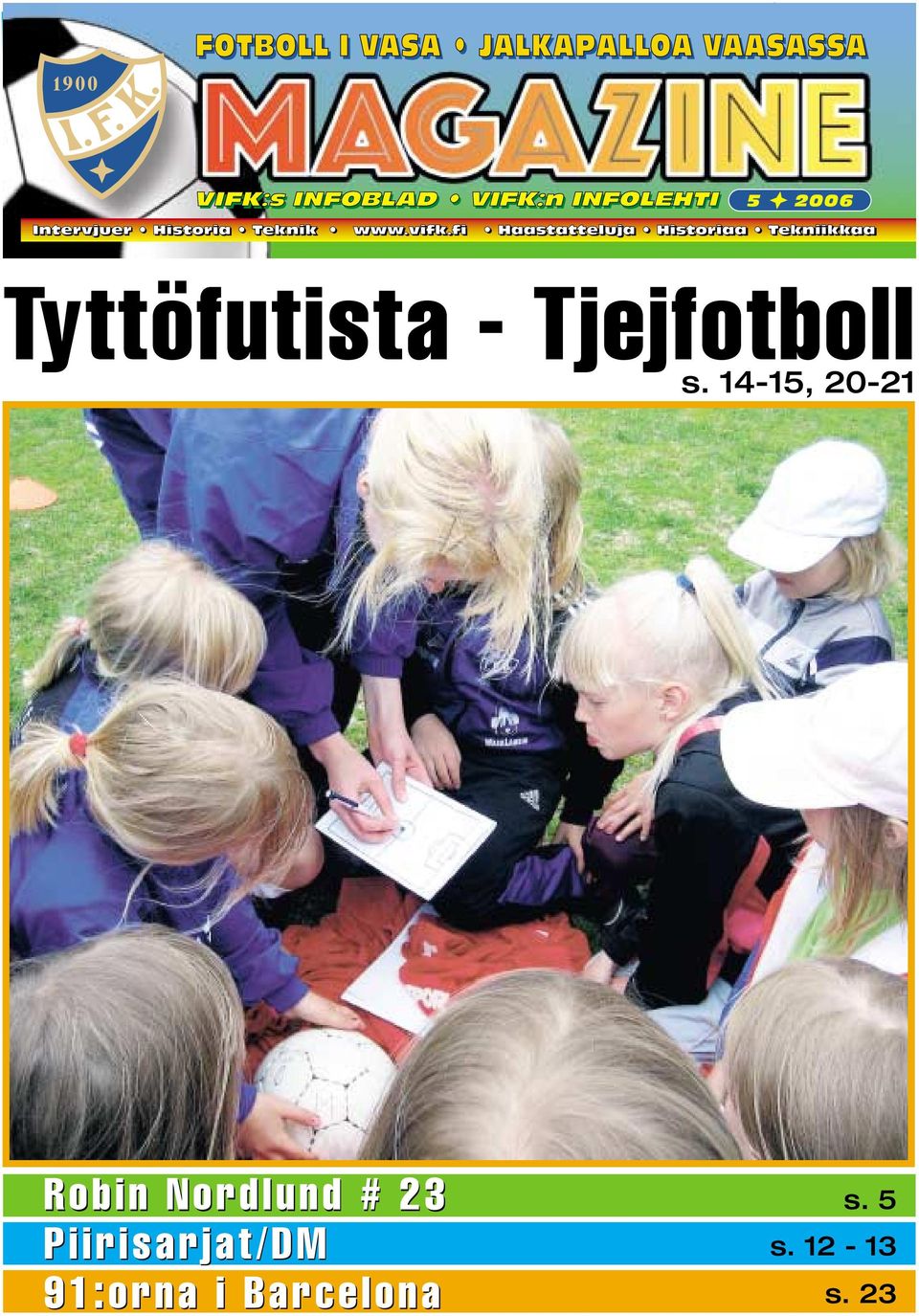 Tyttöfutista - Tjejfotboll s.