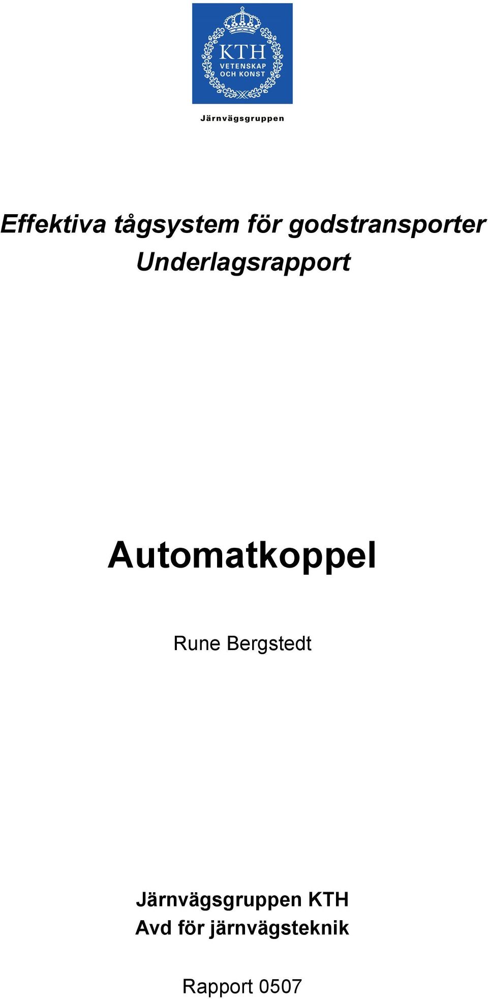 Automatkoppel Rune Bergstedt