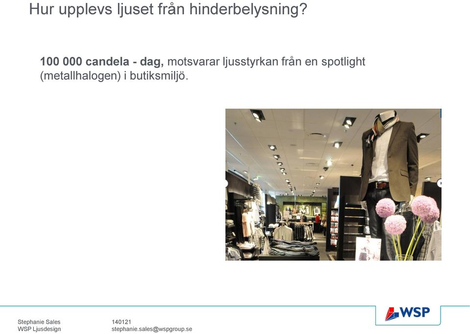 100 000 candela - dag, motsvarar