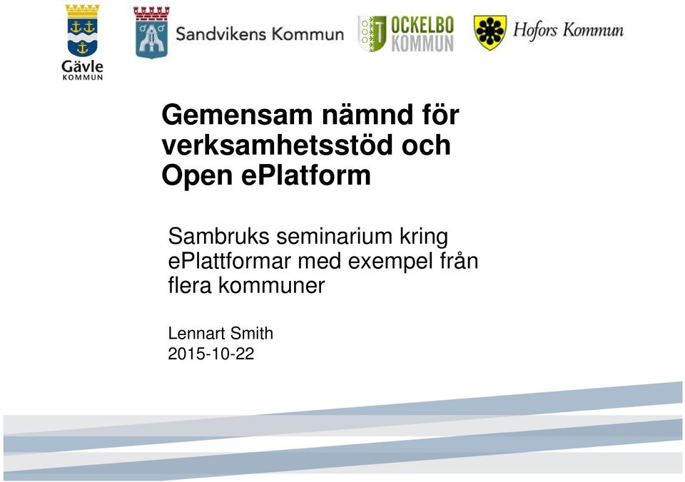 seminarium kring eplattformar med