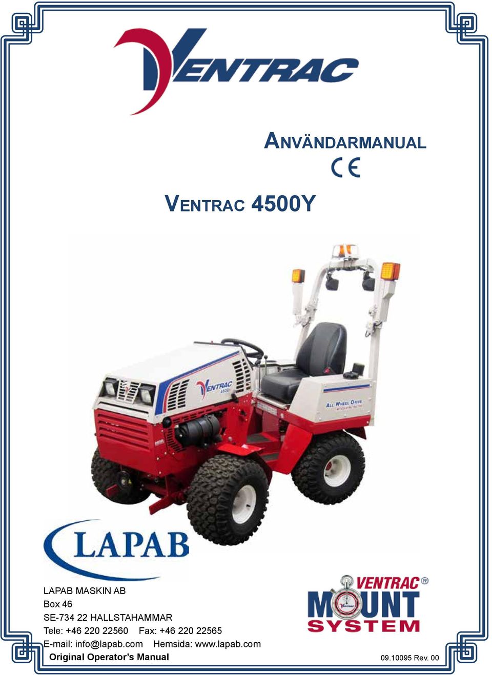 +46 220 22565 E-mail: info@lapab.