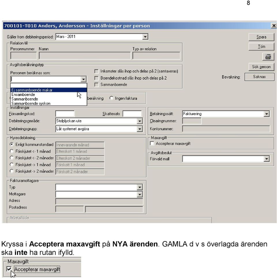 GAMLA d v s överlagda