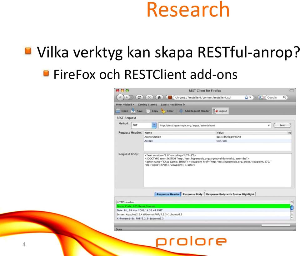 RESTful-anrop?