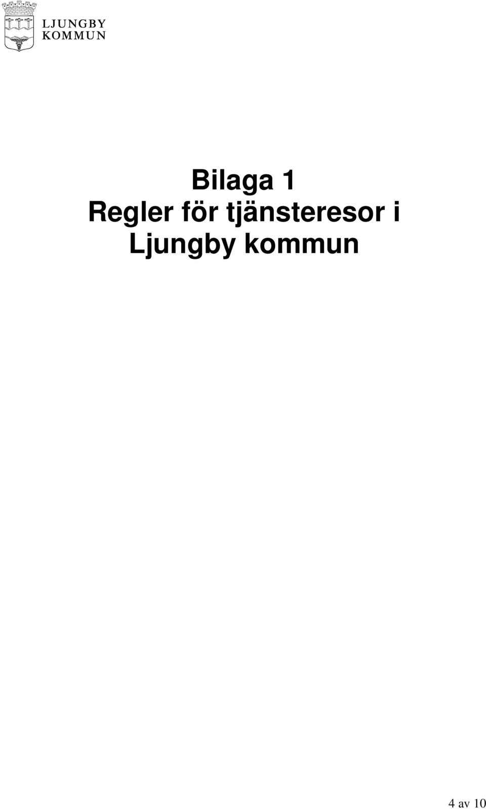 tjänsteresor i