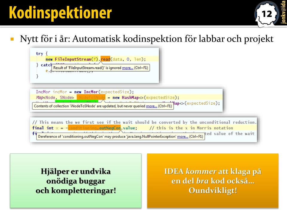 onödiga buggar och kompletteringar!