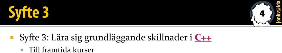 skillnader i C++