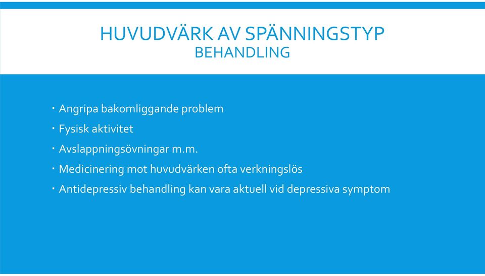 Avslappningsövningar m.