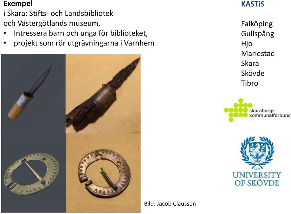 biblioteket, projekt som rör utgrävningarna i Varnhem
