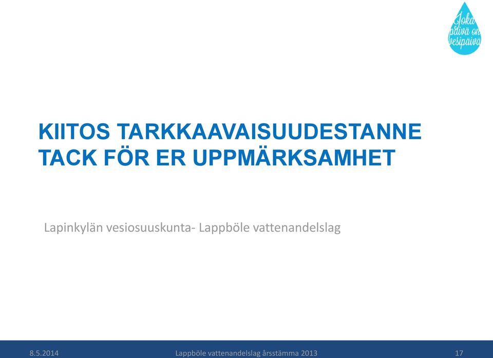 vesiosuuskunta- Lappböle