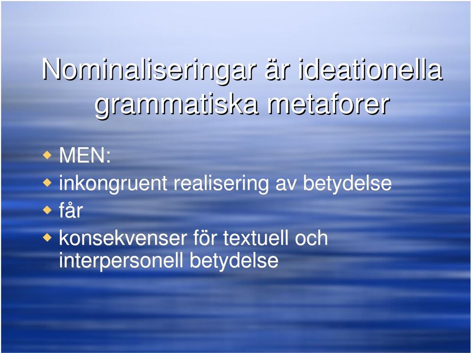 realisering av betydelse får