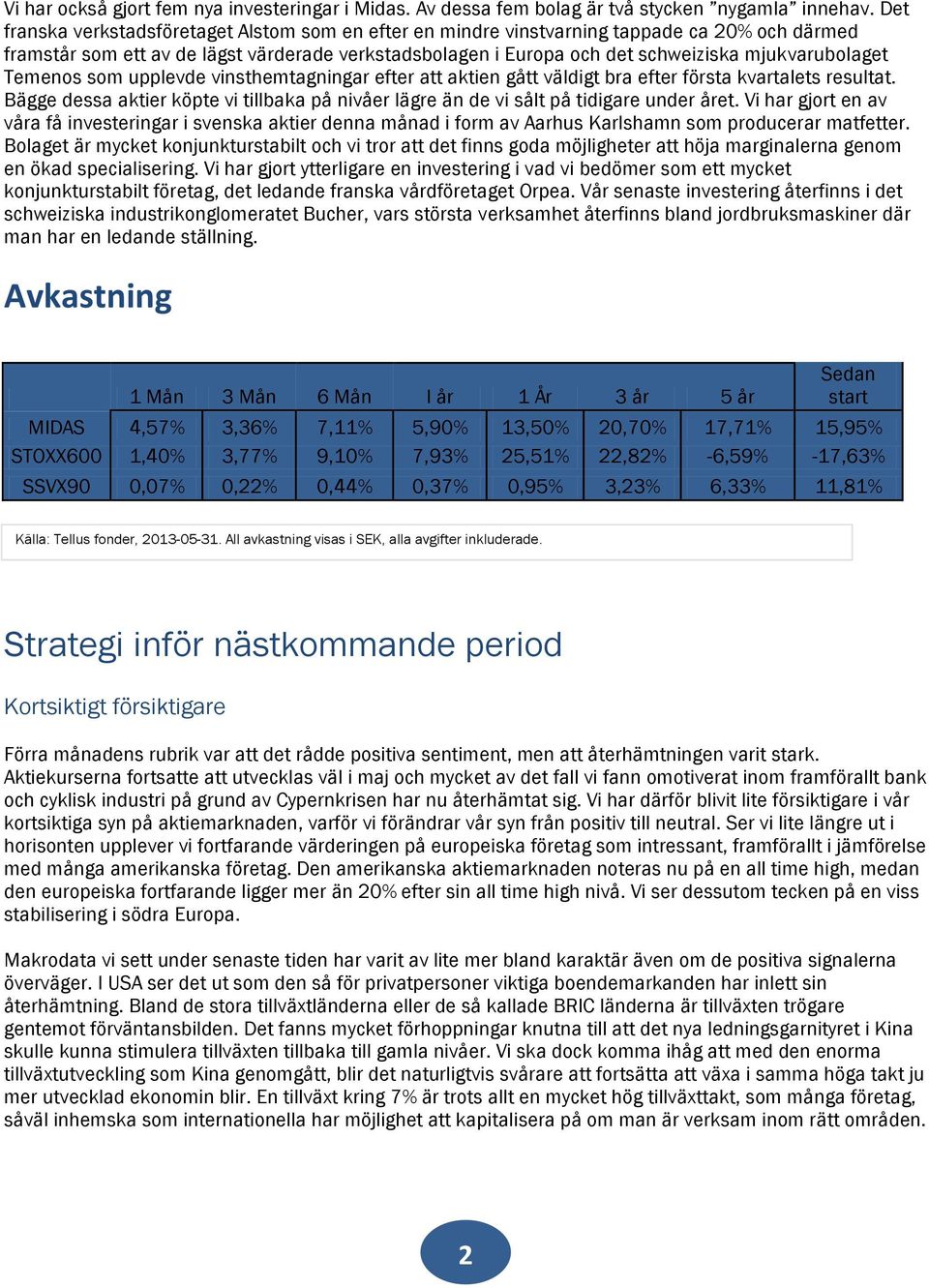 mjukvarubolaget Temenos som upplevde vinsthemtagningar efter att aktien gått väldigt bra efter första kvartalets resultat.