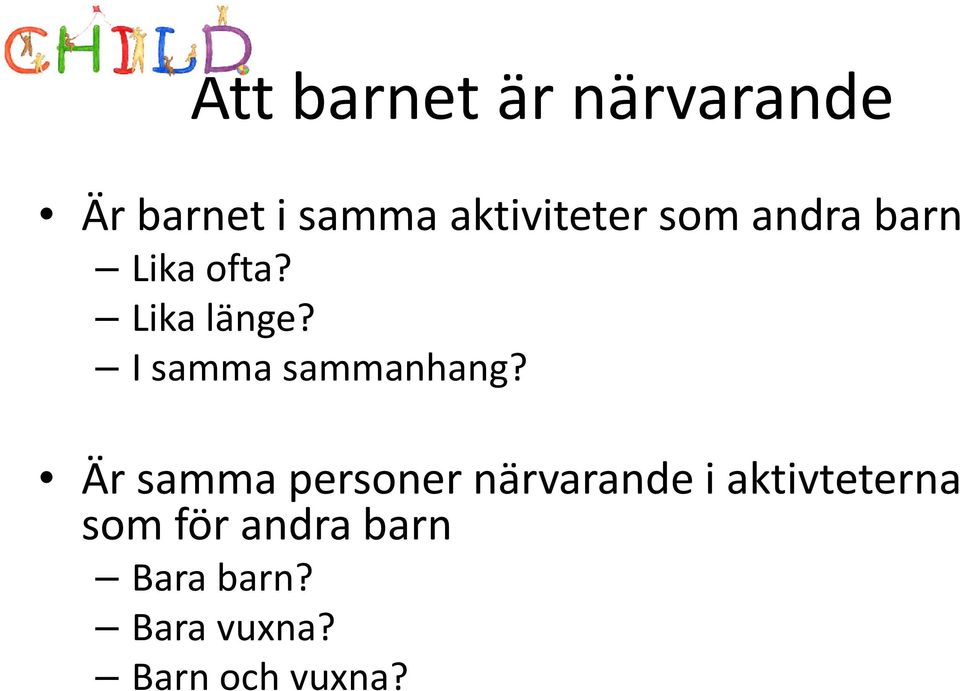 I samma sammanhang?