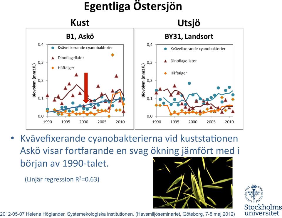 forvarande en svag ökning jämfört med i