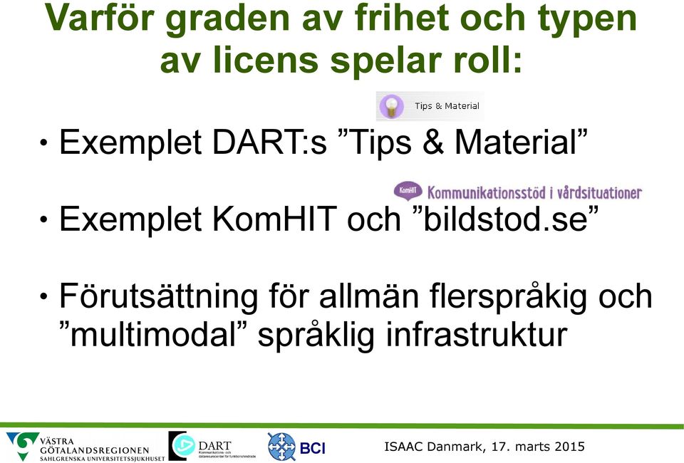 Exemplet KomHIT och bildstod.