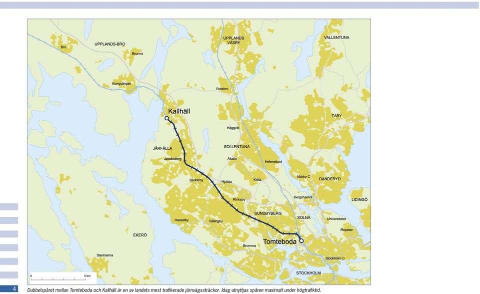 trafikerade järnvägssträckor.