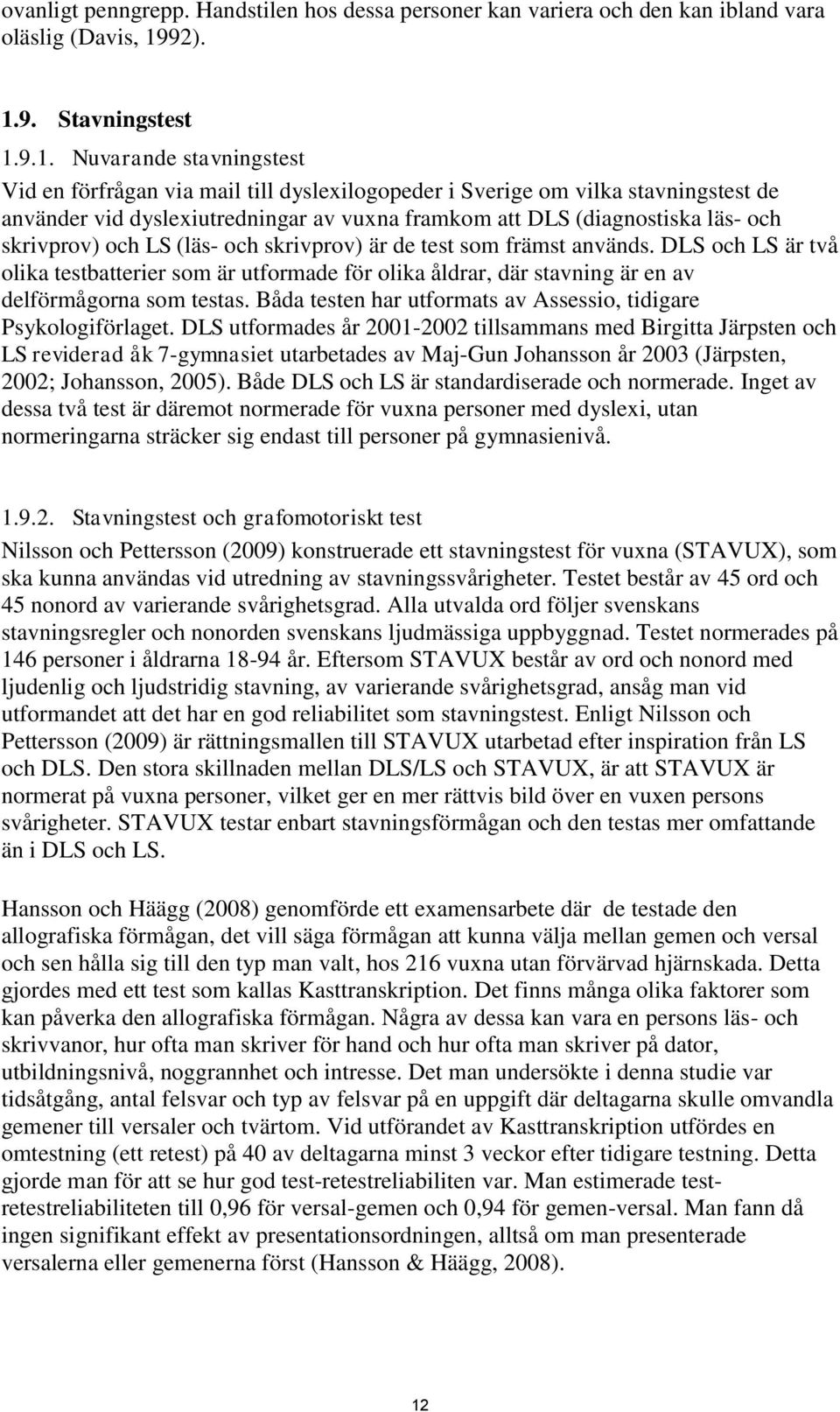 9. Stavningstest 1.