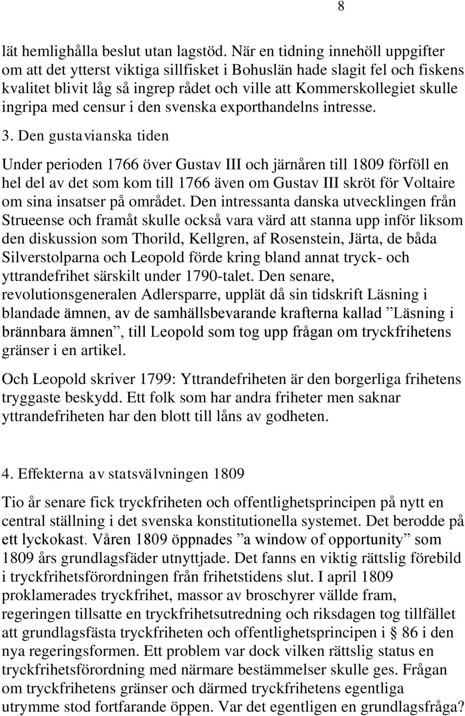 censur i den svenska exporthandelns intresse. 3.