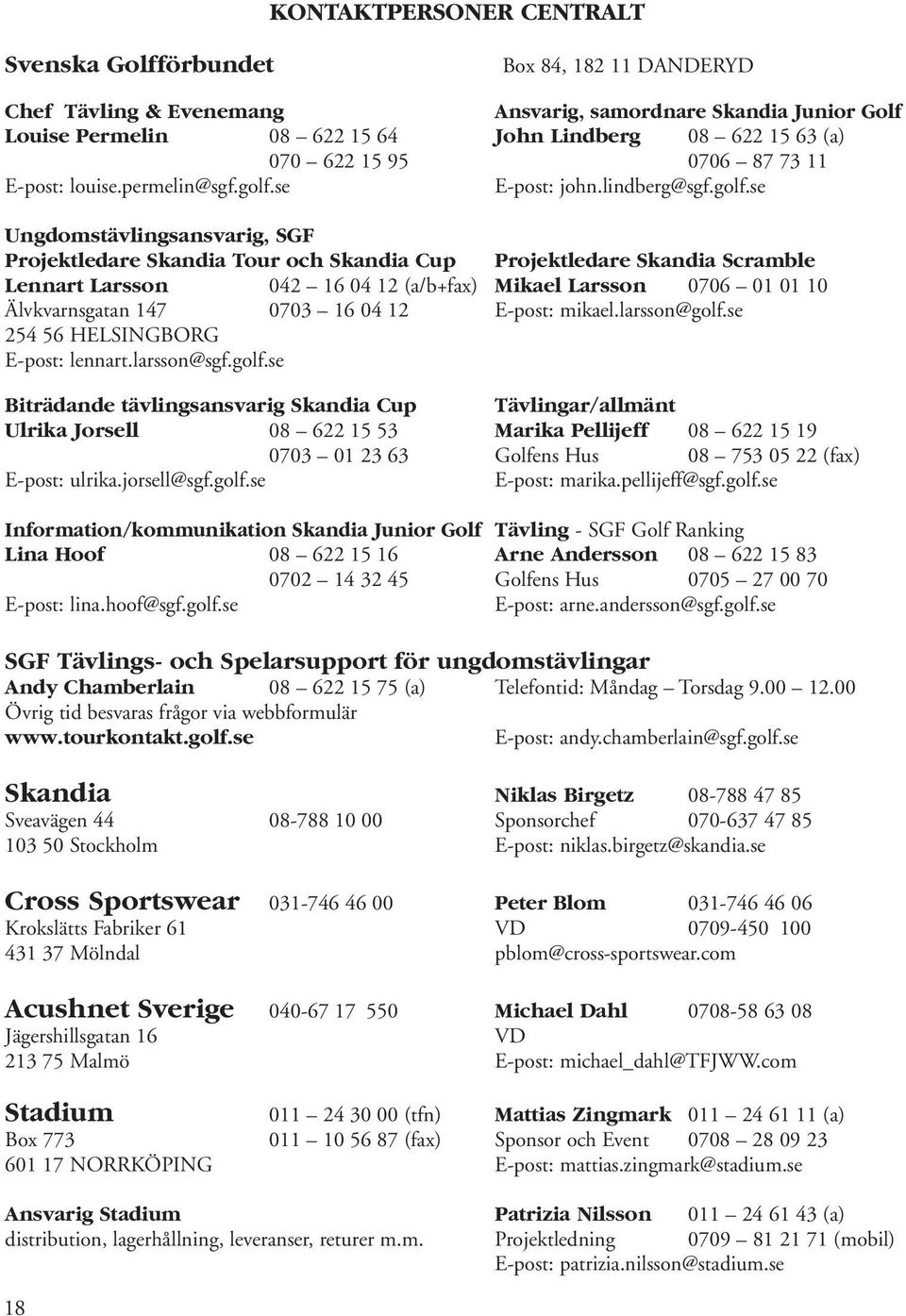 se E-post: john.lindberg@sgf.golf.
