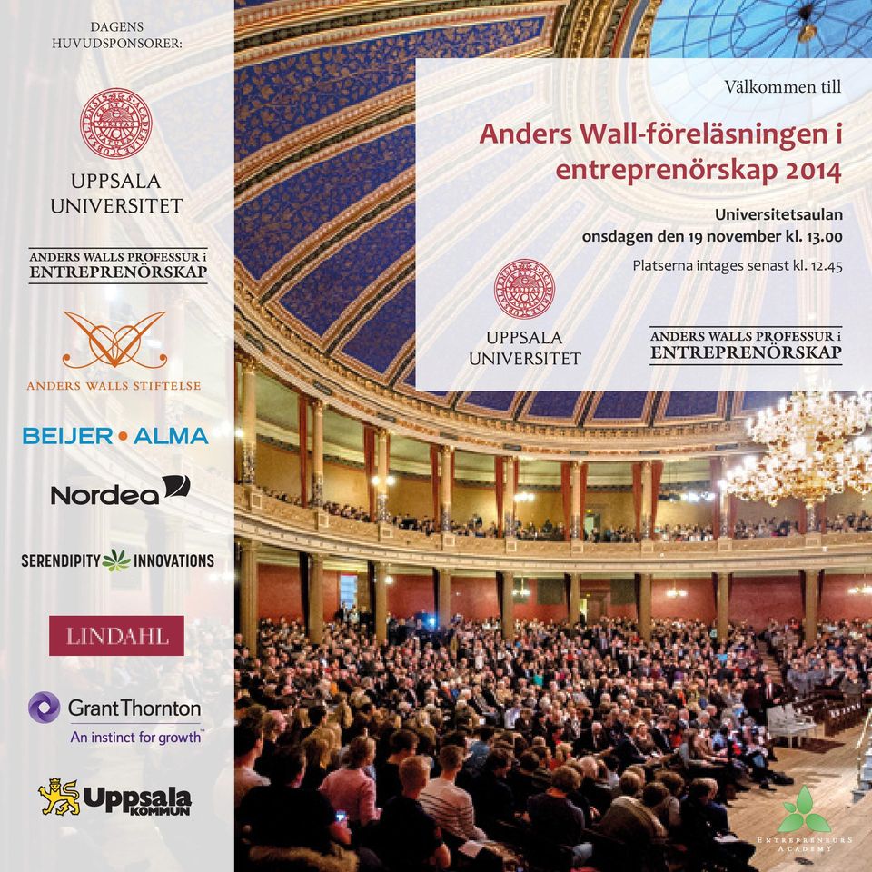 2014 Universitetsaulan onsdagen den 19