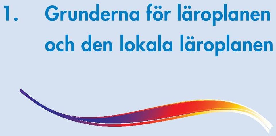 läroplanen