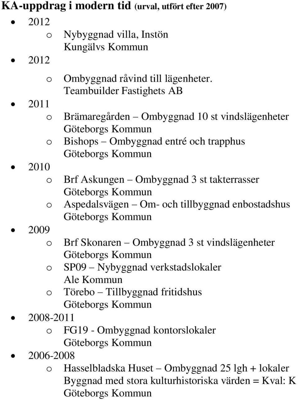 takterrasser Götebrgs Kmmun Aspedalsvägen Om- ch tillbyggnad enbstadshus Götebrgs Kmmun 2009 Brf Sknaren Ombyggnad 3 st vindslägenheter Götebrgs Kmmun SP09 Nybyggnad