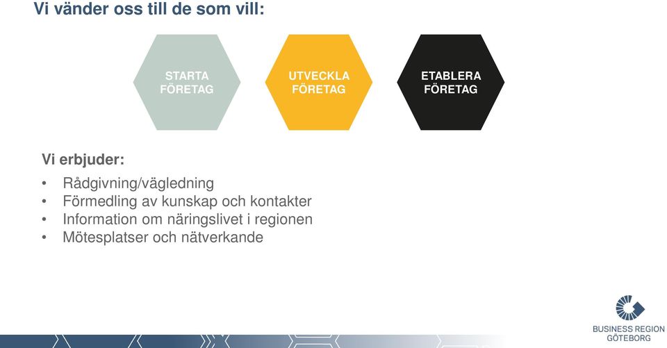 Rådgivning/vägledning Förmedling av kunskap och