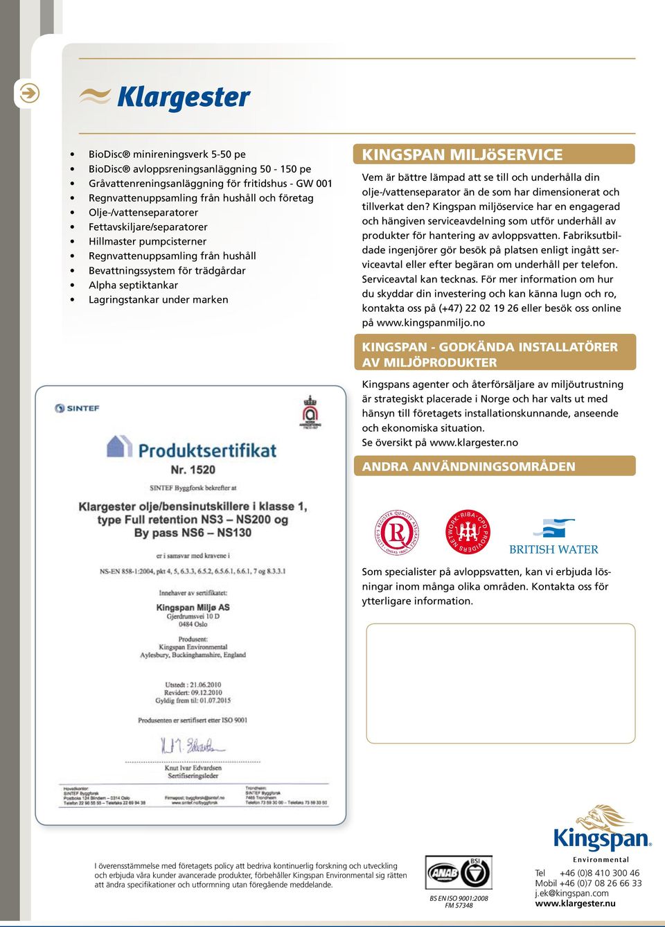 bättre lämpad att se till och underhålla din olje-/vattenseparator än de som har dimensionerat och tillverkat den?