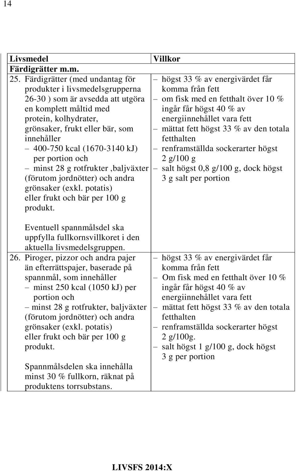 med ingår får högst 40 % av protein, kolhydrater, energiinnehållet vara fett grönsaker, frukt eller bär, som mättat fett högst 33 % av den totala innehåller 400-750 kcal (1670-3140 kj) renframställda