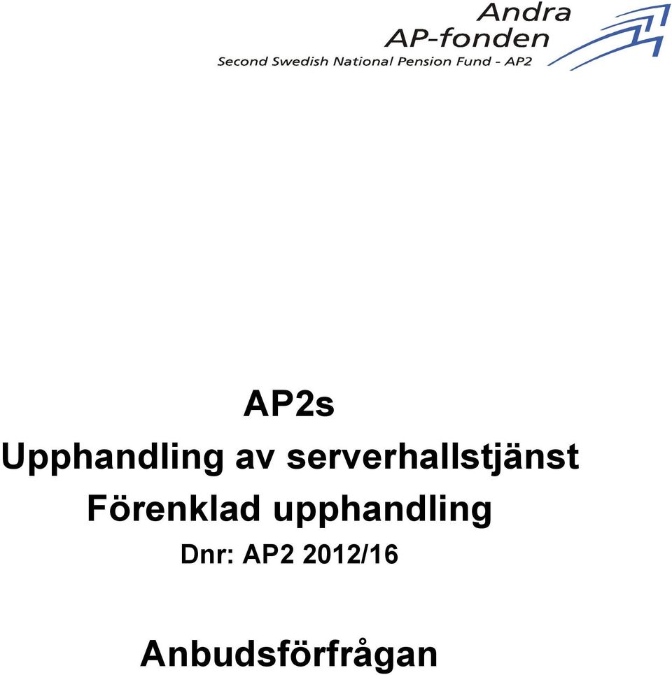 Förenklad upphandling