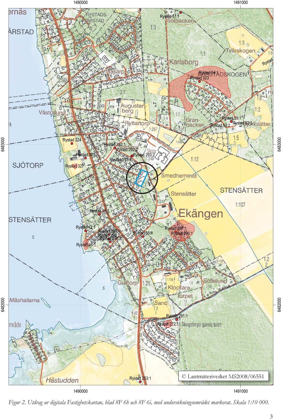 Rystad 46:1 Rystad 55:1 Rystad 287:1 Rystad 296:1 6482000 Rystad 291:1 Rystad 272:1 6482000 Rystad 253:1 Lantmäteriverket