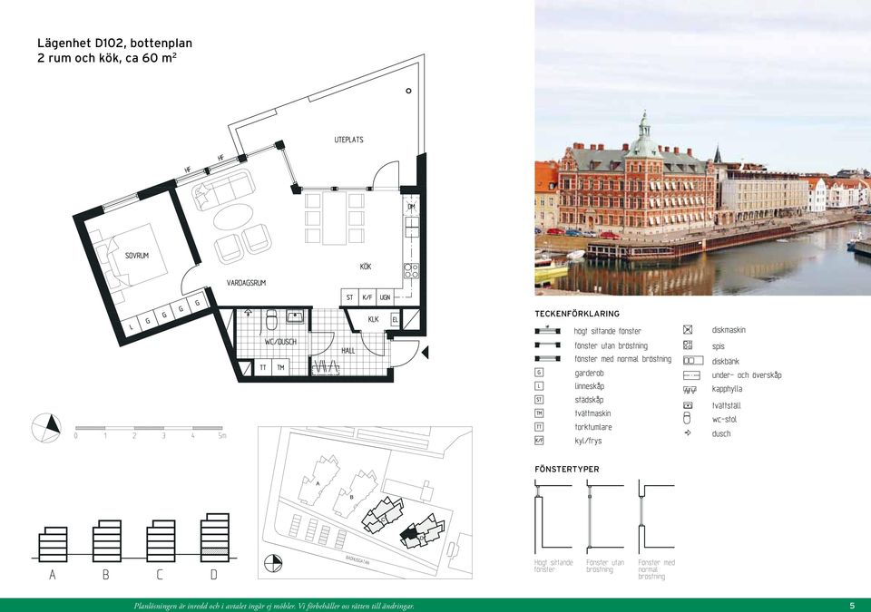 inredd och i avtalet ingår ej möbler.