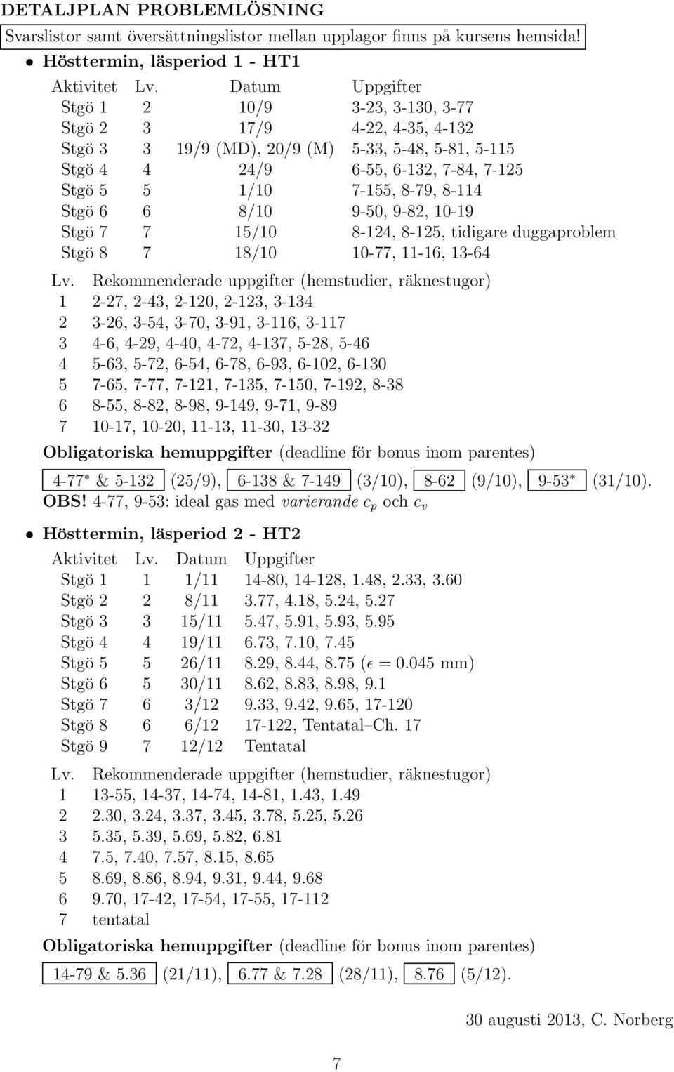 8-114 Stgö 6 6 8/10 9-50, 9-82, 10-19 Stgö 7 7 15/10 8-124, 8-125, tidigare duggaproblem Stgö 8 7 18/10 10-77, 11-16, 13-64 Lv.