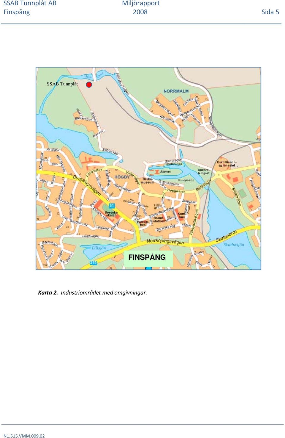 FINSPÅNG Karta 2.