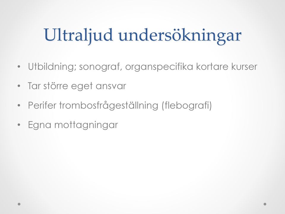Tar större eget ansvar Perifer