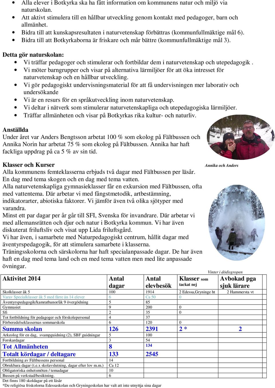 Detta gör naturskolan: Vi träffar pedagoger och stimulerar och fortbildar dem i naturvetenskap och utepedagogik.