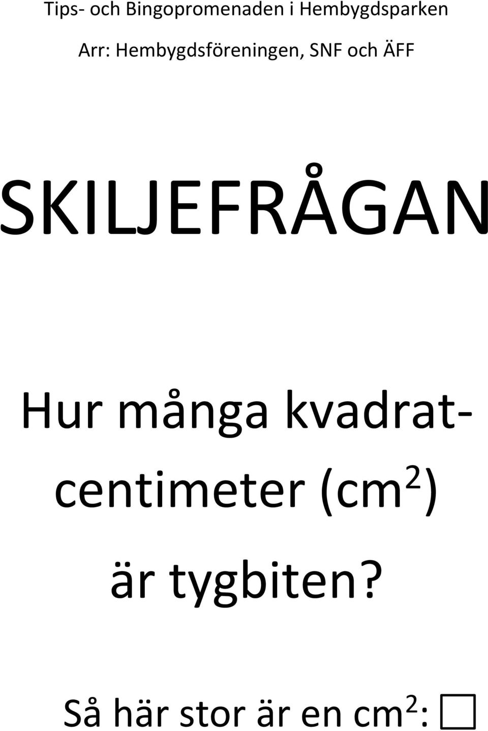 kvadratcentimeter (cm