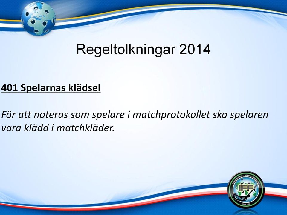 matchprotokollet ska