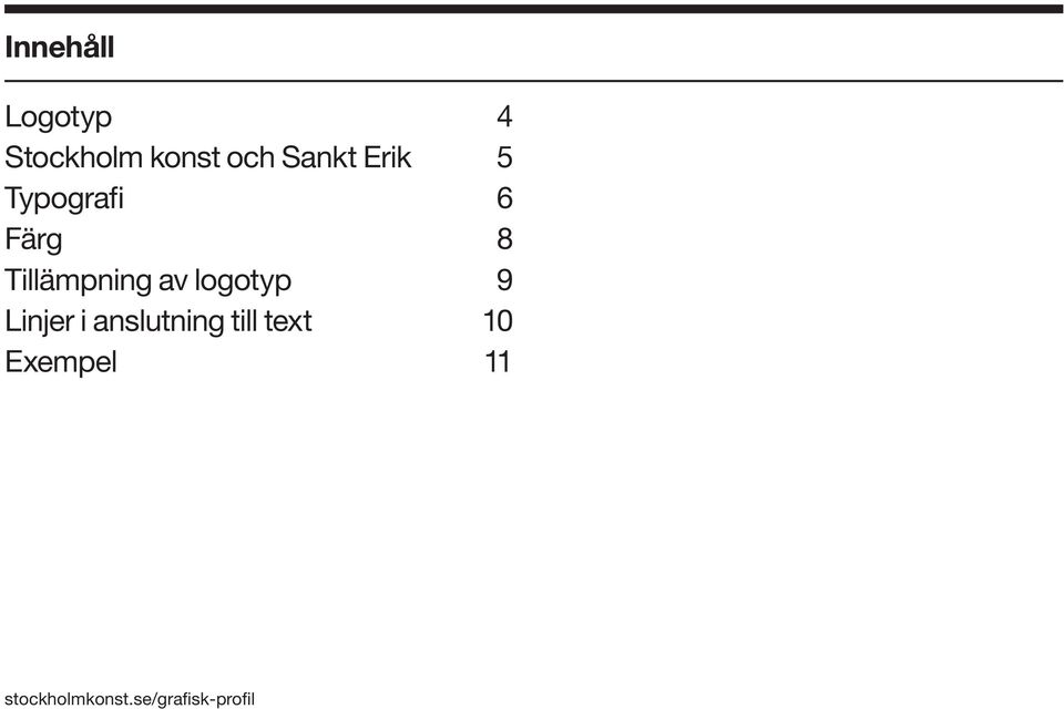 Linjer i anslutning till text Exempel 4 5