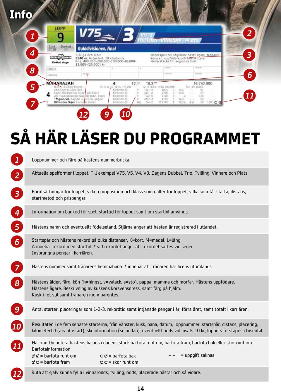 Förutsättningar för loppet, vilken proposition och klass som gäller för loppet, vilka som får starta, distans, startmetod och prispengar.