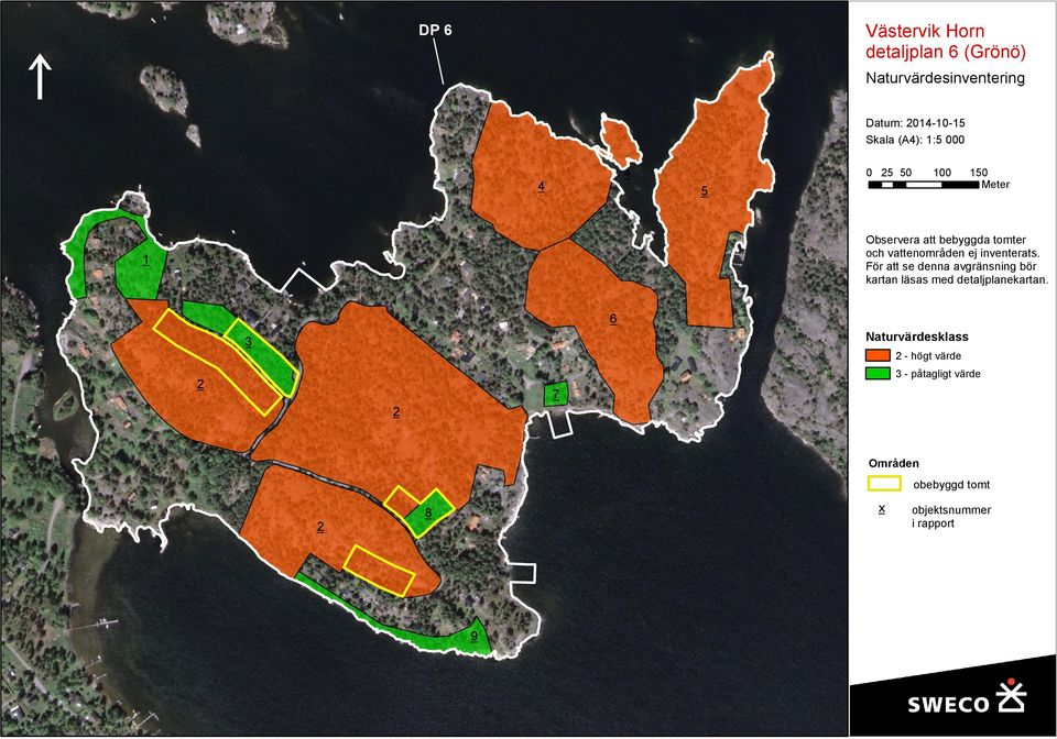 För att se denna avgränsning bör kartan läsas med detaljplanekartan.