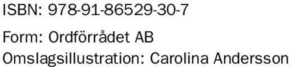 Form: Ordförrådet AB