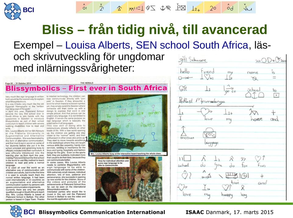 South Africa, läsoch skrivutveckling