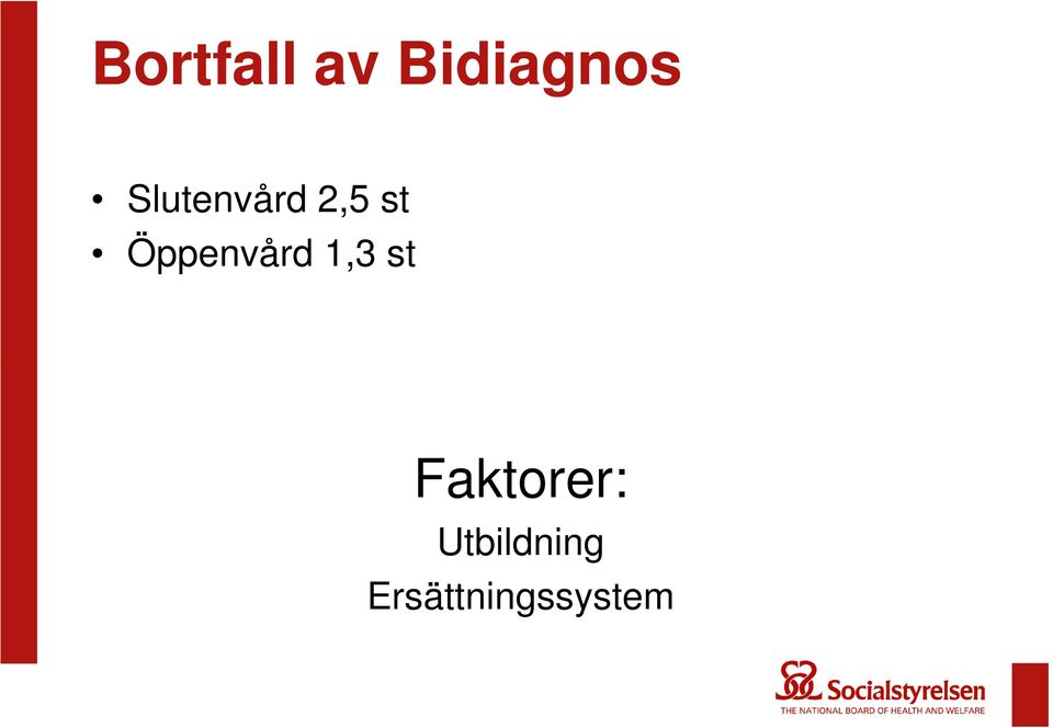 Öppenvård 1,3 st