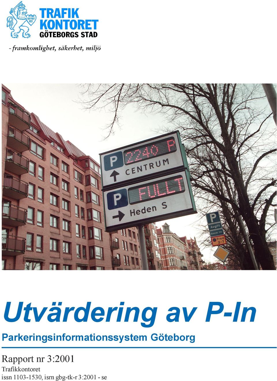 Göteborg Rapport nr 3:2001