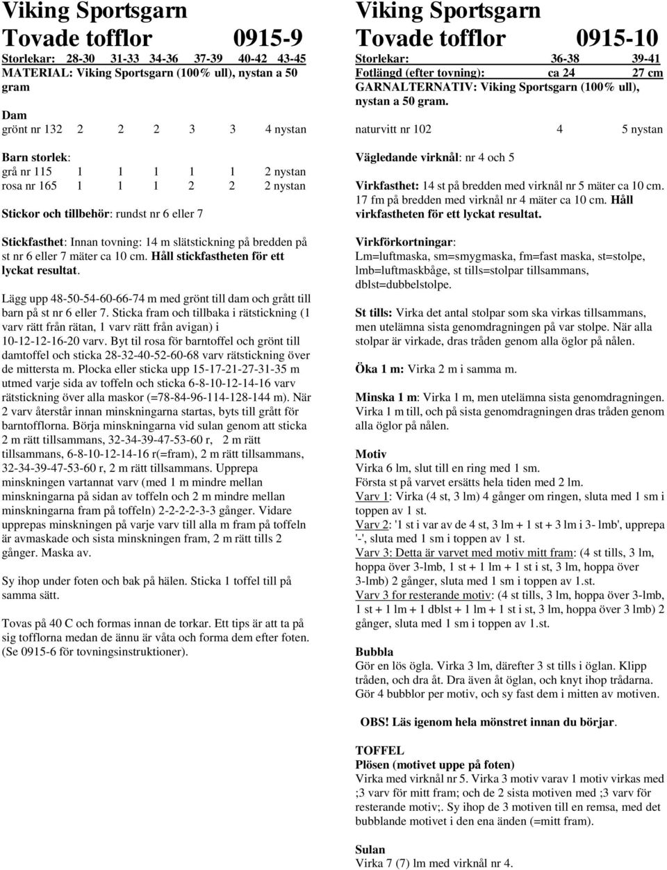 Håll stickfastheten för ett lyckat resultat. Lägg upp 48-50-54-60-66-74 m med grönt till dam och grått till barn på st nr 6 eller 7.