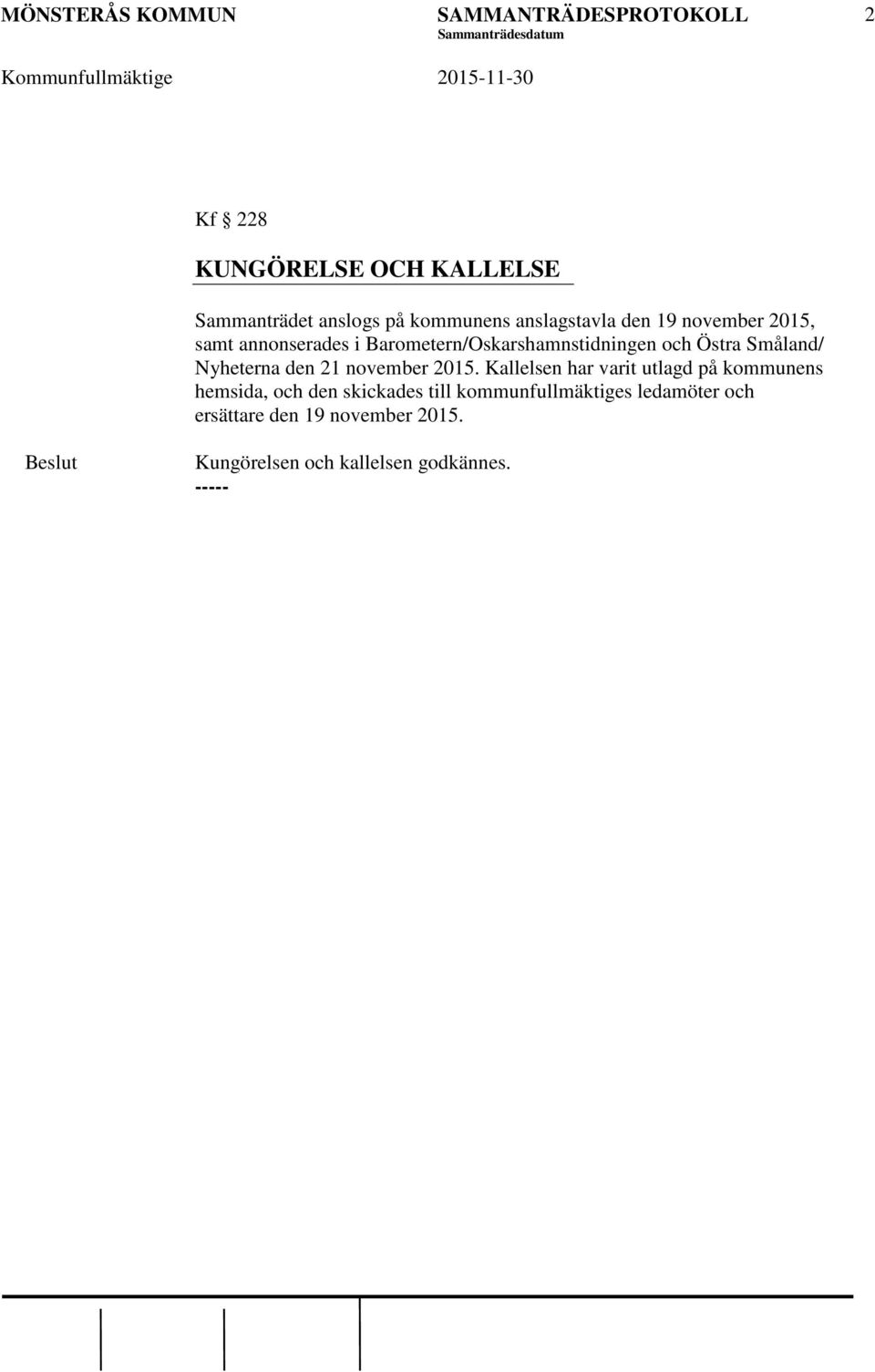 Nyheterna den 21 november 2015.